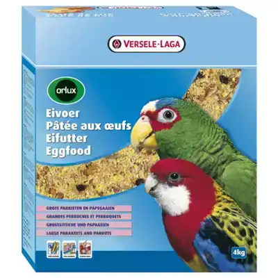 ORLUX EIVOER DROOG GROTE PARKIET/PAPEGAAI 4KG