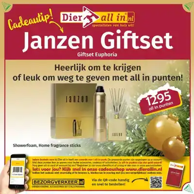 CADEAUSHOP VERWENPAKKET GOUD, 1295 ALL-IN PUNTEN