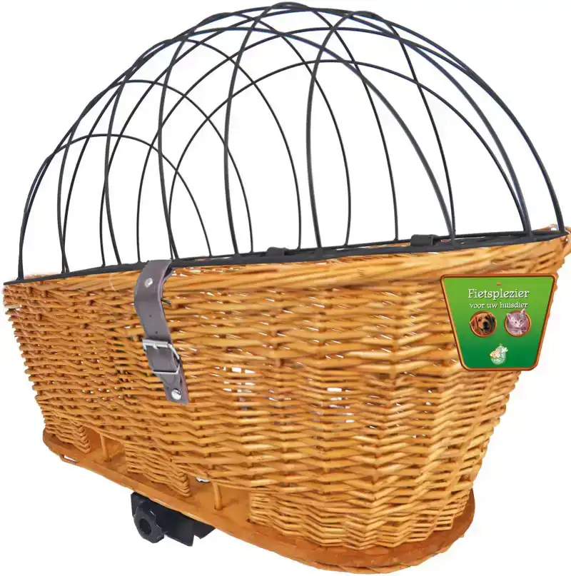 FIETSMAND RIET 42/57CM+REK NATUREL