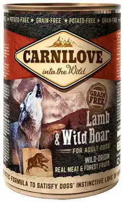 CARNILOVE DOG CANS LAMB 400 GR DOG CANS