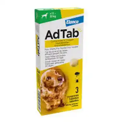 ADTAB KAUWTABLET HOND 11-22 KG 3 TAB