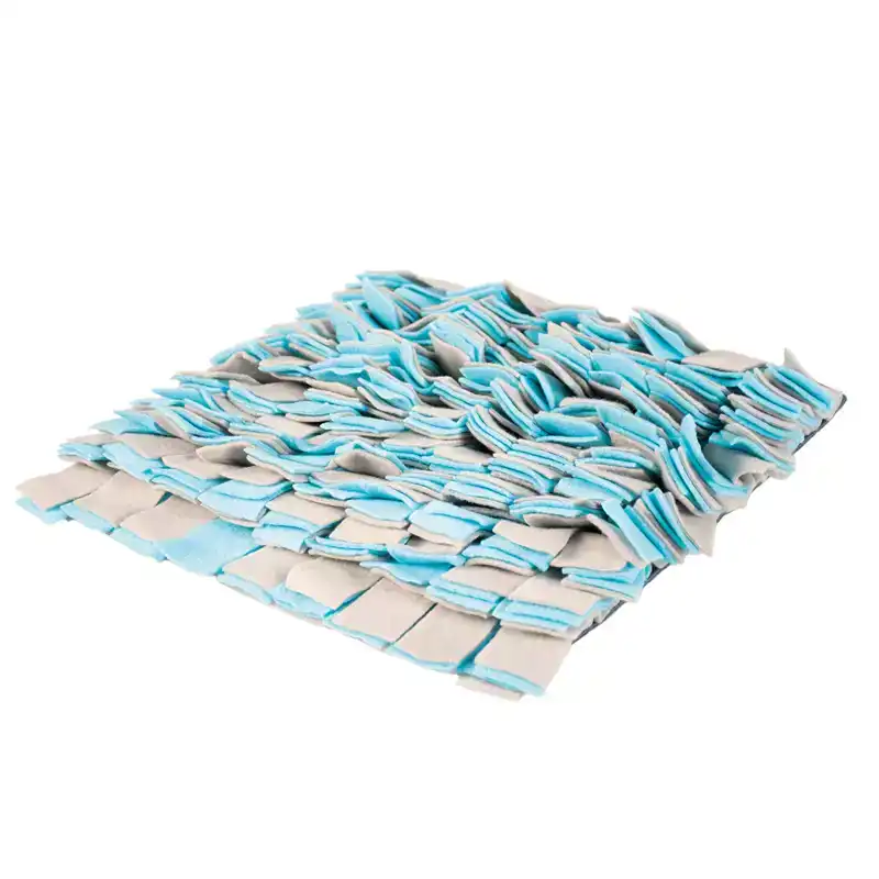 DUVO+ SNACK MAT 35X35CM BLAUW/GRIJS