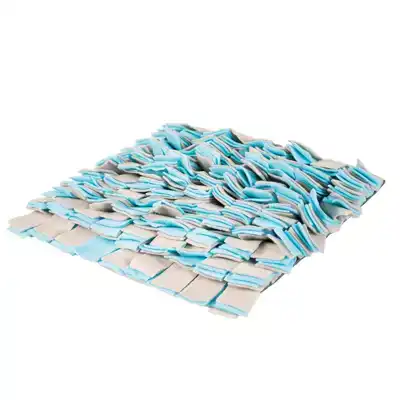 DUVO+ SNACK MAT 35X35CM BLAUW/GRIJS
