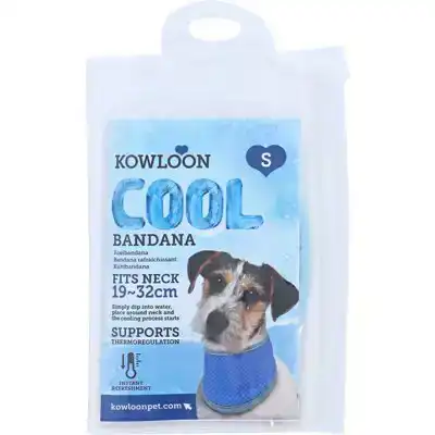 KOWLOON COOL BANDANA BLAUW S 28-40CM