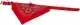 HALSBAND MET ZAKDOEK 45 CM ROOD