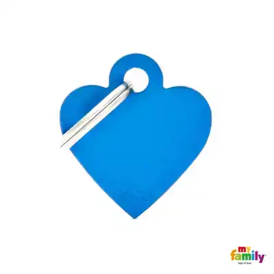 PENNING SMALL HEART ALUMINIUM BLUE L000012296