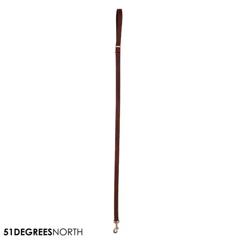 51 - MILANO - LEASH - CONTRAST - BURGUNDY - 25MM X 100CM