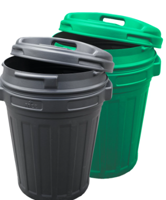 VOERTON 70 LITER GREEN MET DRAAI-SLUITING