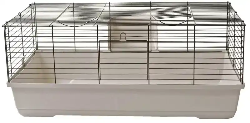 WONING KONIJN 120CM ZW/BEIGE