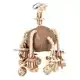 DUVO+ COCONUT JUNGLE HANGER MET HOUTBLOKJES & WILGENBALLETJE