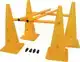 AGILITY SLALOM EN HINDERNISSEN-SET 6-DELIG