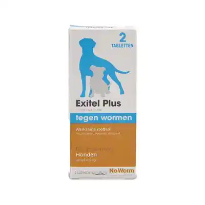 NO WORM EXITEL PLUS HOND 2 TABLETTEN