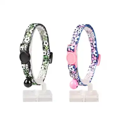DUVO+ KATTENHALSBAND BLOEMEN MIX KLEUR