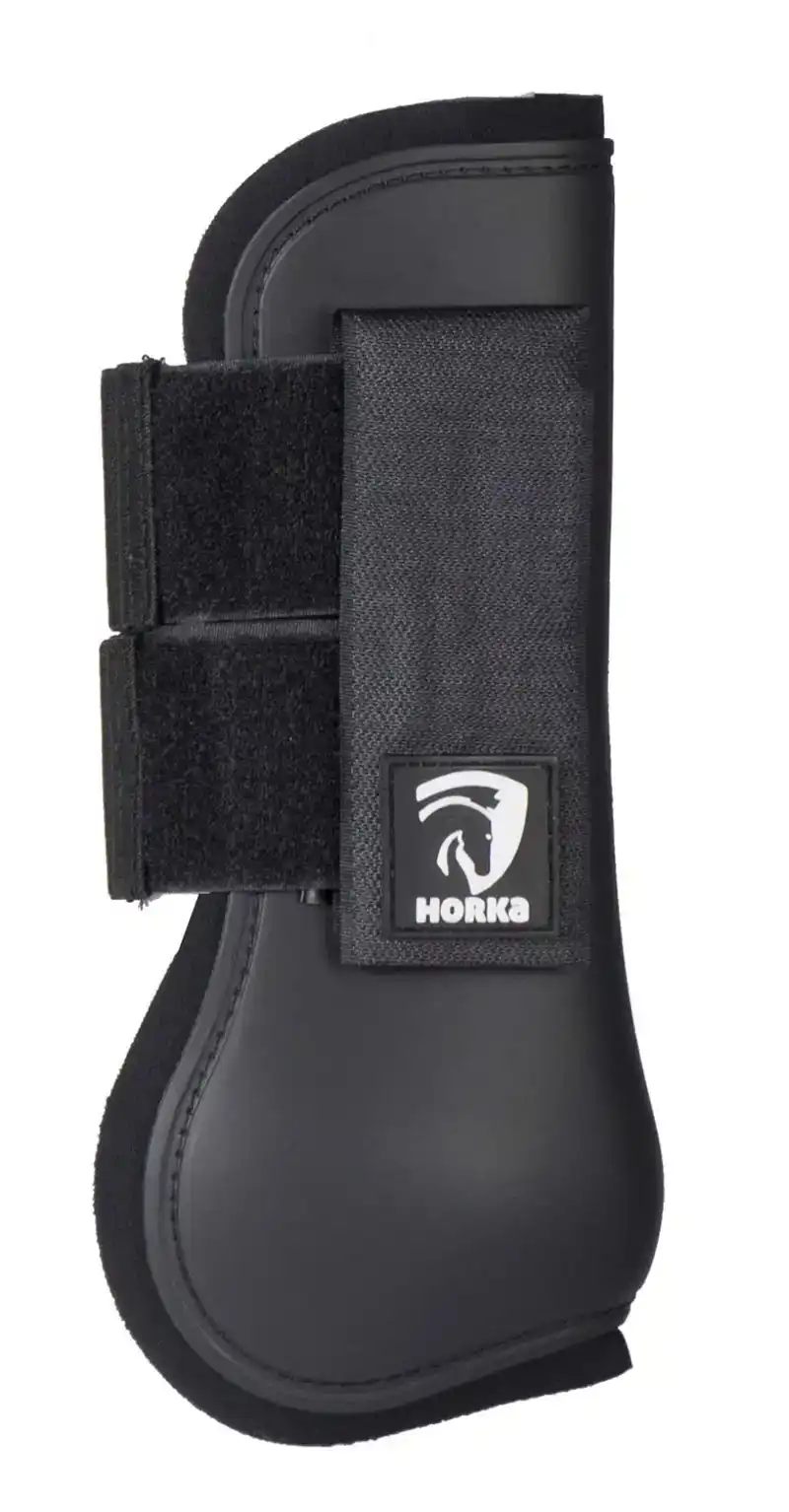 HORKA PEESBESCHERMERS PVC, NEOPRENE GEVOERD DIME L ZWART