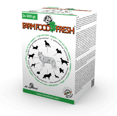 FARM FOOD FRESH PENS EN HART COMPLEET 2X400 GRAM