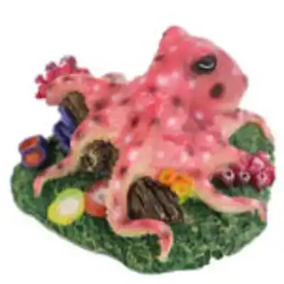 BOON AQUA DECO ORNAMENT OCTOPUS ROZE 10CM