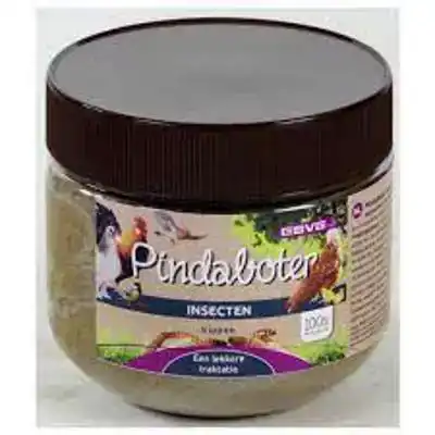 PINDABOTER MET INSECTEN VOOR KIPPEN 300 GR