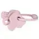 EBI PETIT KAUWSPEELTJE CLEO 8X6,5X1CM ROZE