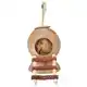 DUVO+ COCONUT JUNGLE HUIS MET LADDER 31X12X12CM HOUTKLEURIG