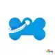 PENNING SMALL BONE ALUMINIUM BLUE L000012296