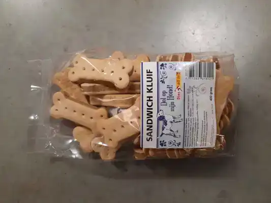 DIER ALL IN KOEKJES SANDWICH KLUIF 400 GR.ZAK