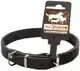HALSBAND VETLEER ZWART 12MM X 35CM