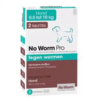 NO WORM PRO SMALL/PUPPY 2 TABLETTEN
