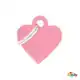 PENNING SMALL HEART ALUMINIUM PINK L000012296