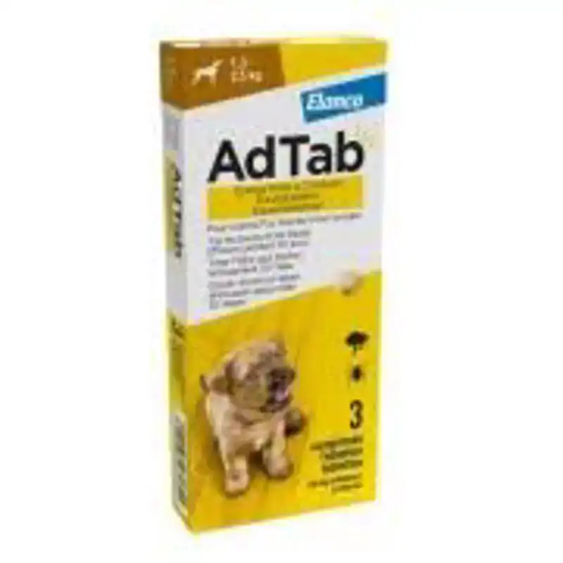 ADTAB KAUWTABLET HOND 1,3-2,5 KG 3 TAB