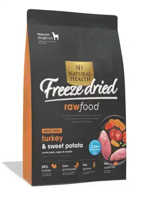 NATURAL HEALTH DOG FREEZE DRIED TURKEY 400 GR.