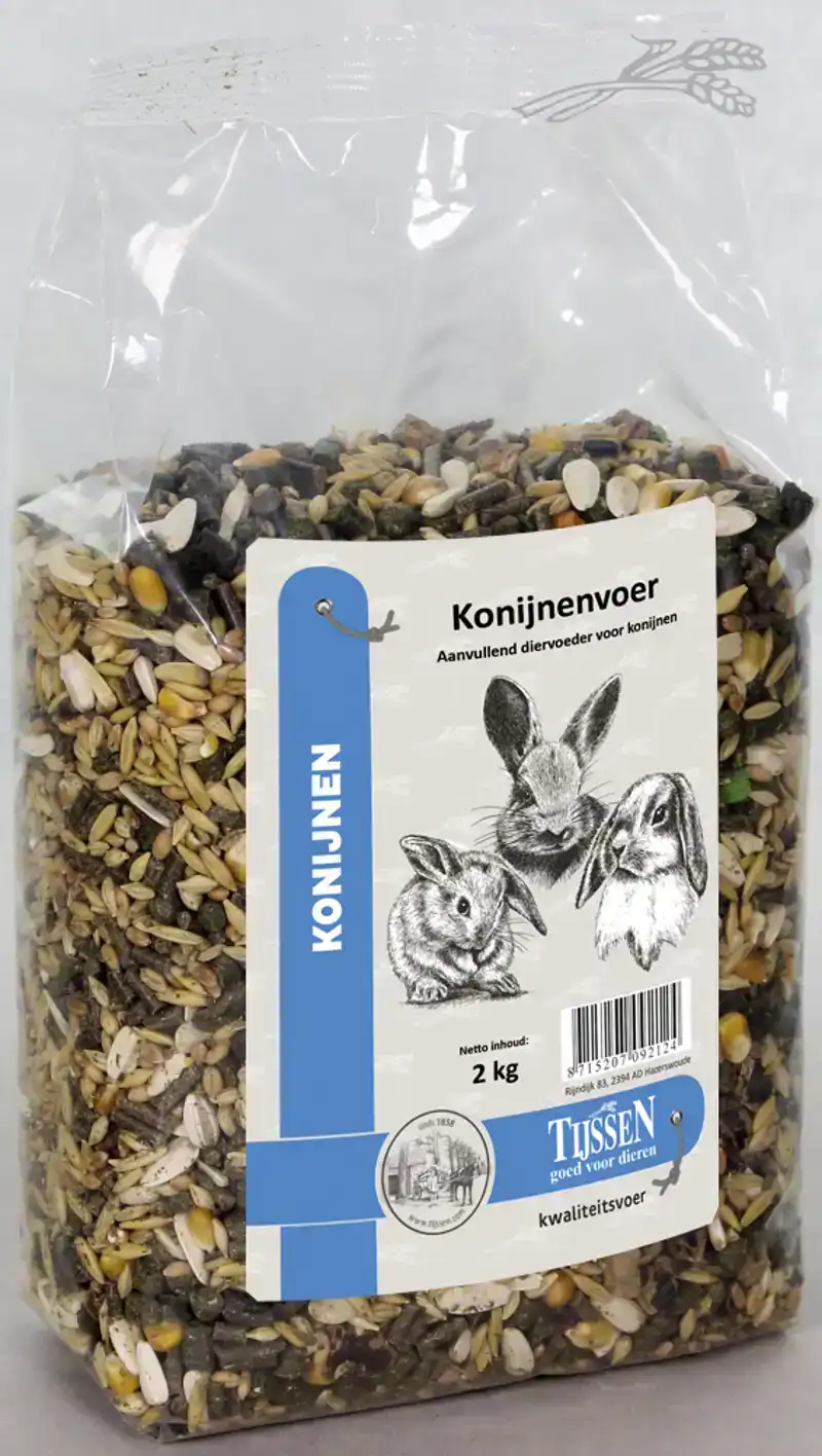 GEMENGD KONIJNENVOER 2KG