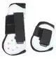 HORKA PVC BEENBESCHERMERSET STRASS, SET VAN 4 L WIT