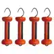 GALLAGHER SOFTGRIP POORTGREEP, ORANJE - CORD/DRAAD (4 STUKS)