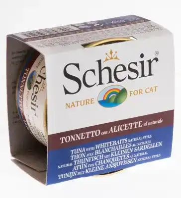 SCHESIR KAT BLIK TONIJN-WHITEBAIT GELEI 85 GRAM