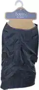 HONDENJAS BASIC WATERPR. ZWART 50CM
