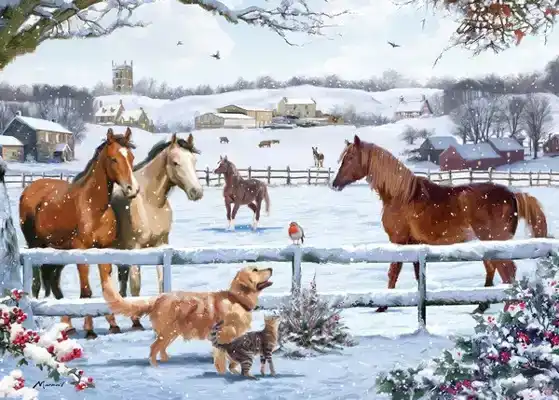 CADEAUSHOP PUZZEL CHRISTMAS ON THE FARM, 995 ALL-IN PUNTEN
