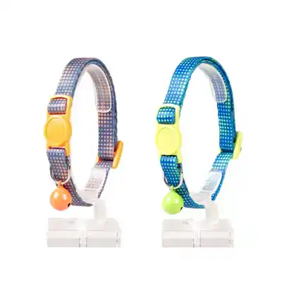 DUVO+ KATTENHALSBAND RETRO BOLLETJES MIX KLEUR
