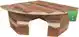 KNAAGDIERHUIS HOEK NATURAL LARGE 30CM