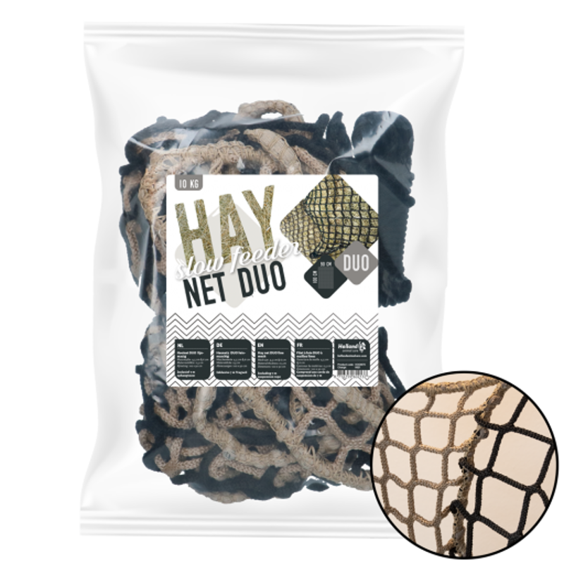 HAY SLOWFEEDER NET 10 KG (5 MM DIK, MAASWIJDTE 60/45 MM)
