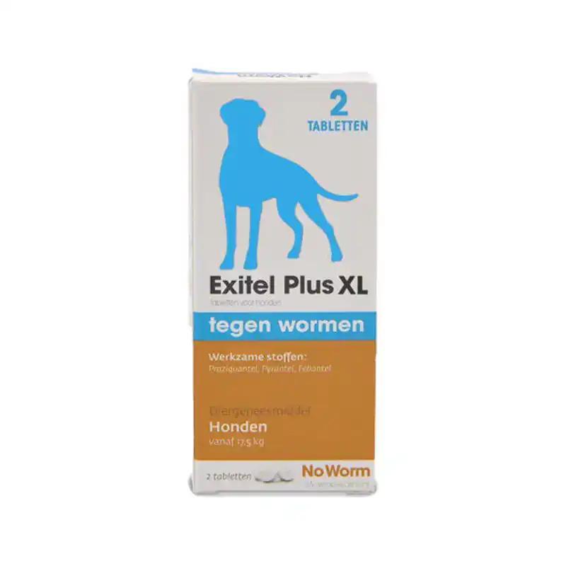 NO WORM EXITEL PLUS XL HOND 2 TABLETTEN