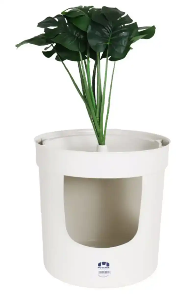 MODERNA KATTENTOILET HIDDEN PLANTER WIT