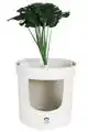 MODERNA KATTENTOILET HIDDEN PLANTER WIT