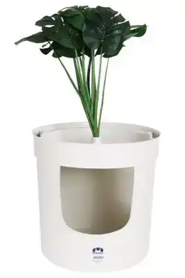 MODERNA KATTENTOILET HIDDEN PLANTER WIT