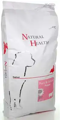 NATURAL HEALTH DOG LAM/RIJST PUPPY 12,5KG
