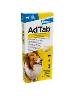 ADTAB KAUWTABLET HOND 22-45 KG 3 TAB