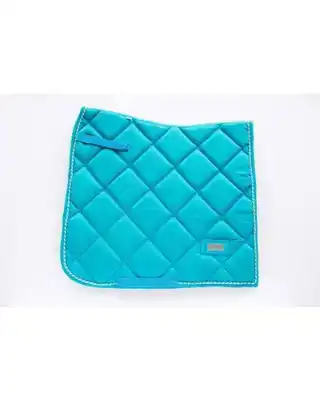 SHOWTIME CROWN DRESSUUR ZADELDEK TURQUOISE PONY