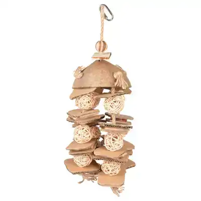 DUVO+ COCONUT JUNGLE HANGER MET WILGENBALLETJES & KARTON