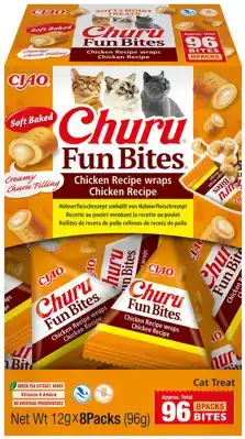 INABA CHURU FUN BITES CHICKEN WRAPS CHICKEN 8X 12 GR.