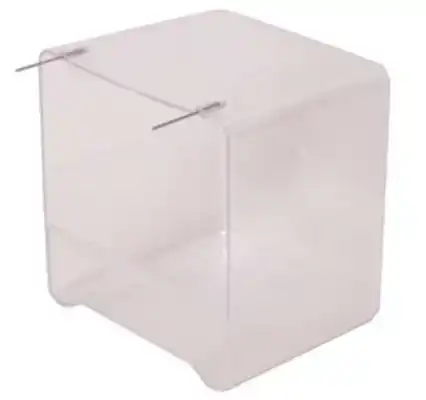BADHUIS TRANSPARANT MET HAAKJES