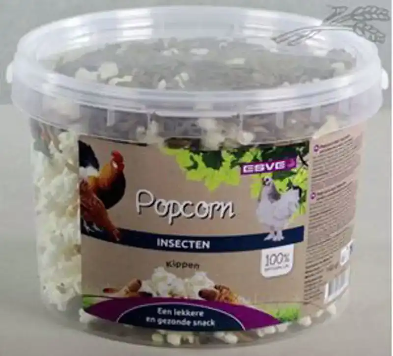 KIPPENPOPCORN MET INSECTEN 3 LTR